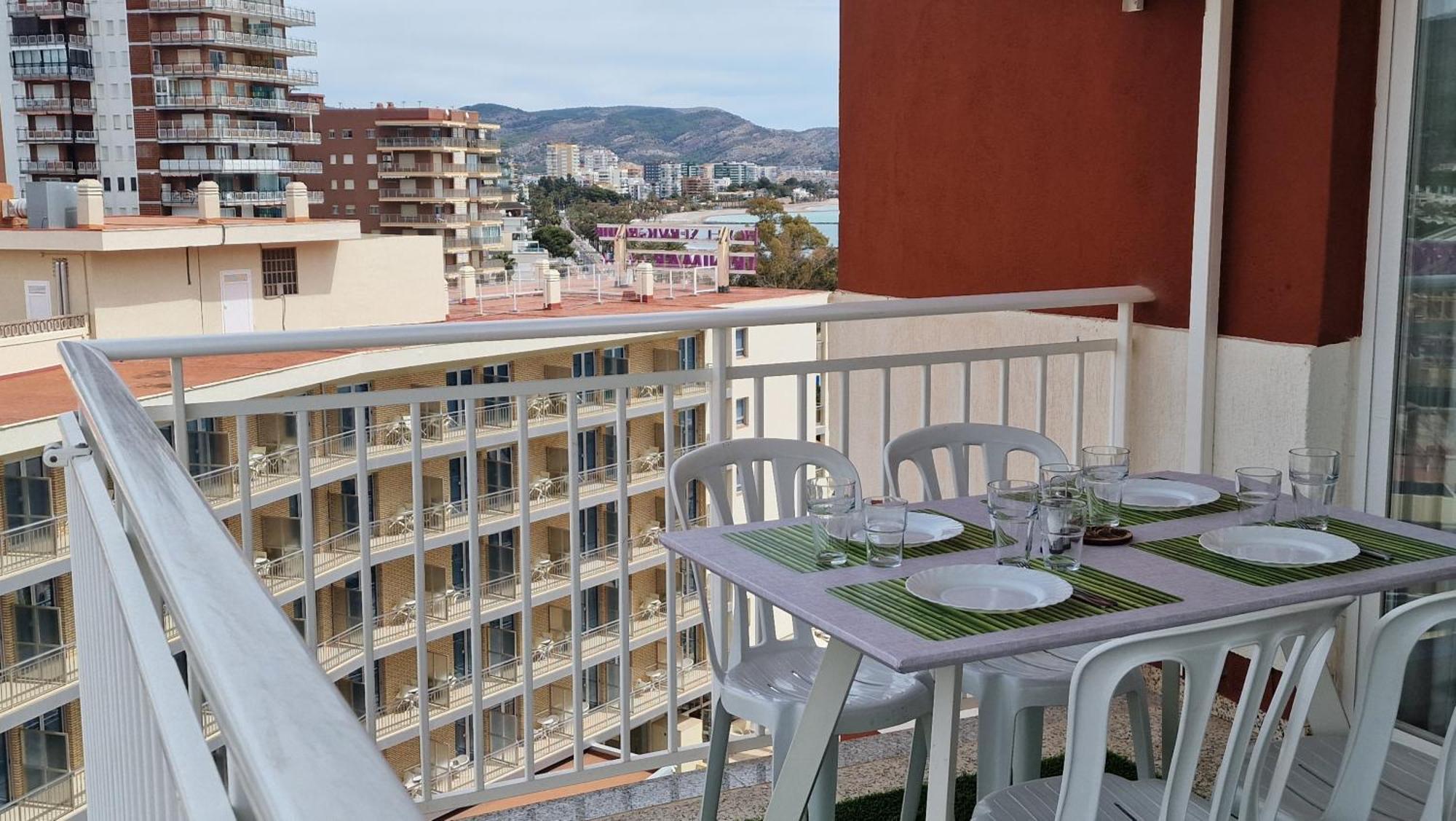 Apartamento Incredible Seafront With Sunrise And Sunset Views Benicàssim Exterior foto