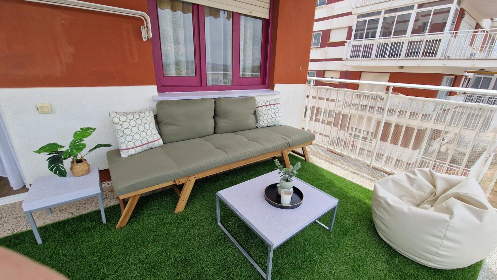 Apartamento Incredible Seafront With Sunrise And Sunset Views Benicàssim Exterior foto