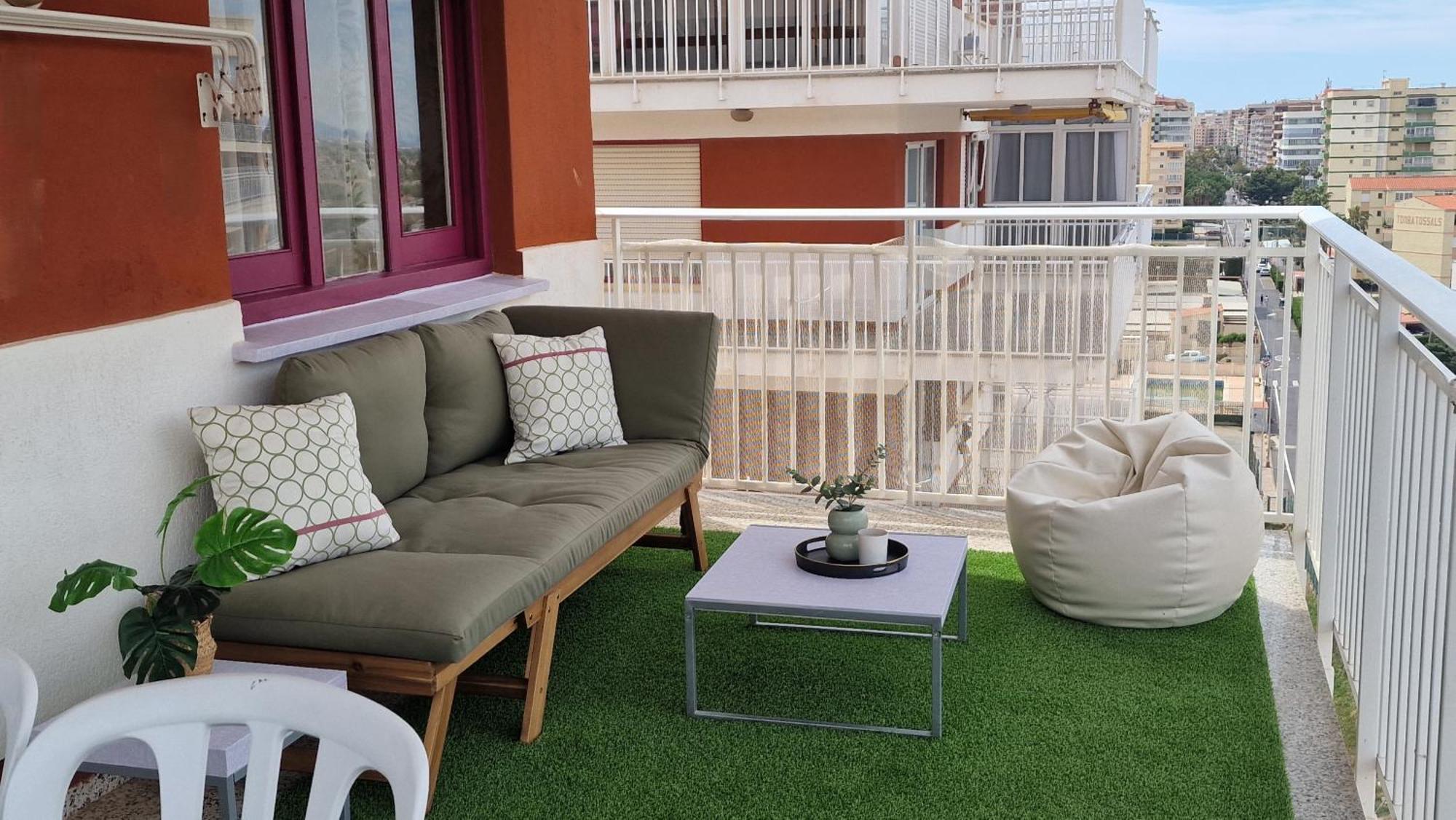 Apartamento Incredible Seafront With Sunrise And Sunset Views Benicàssim Exterior foto