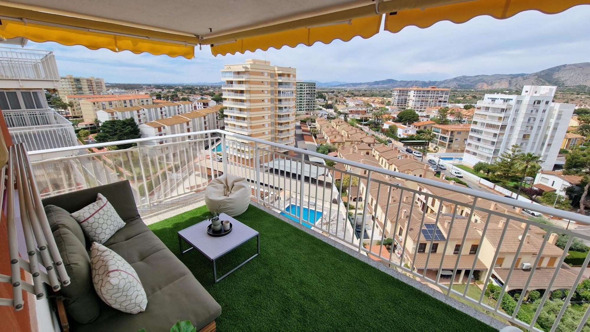 Apartamento Incredible Seafront With Sunrise And Sunset Views Benicàssim Exterior foto